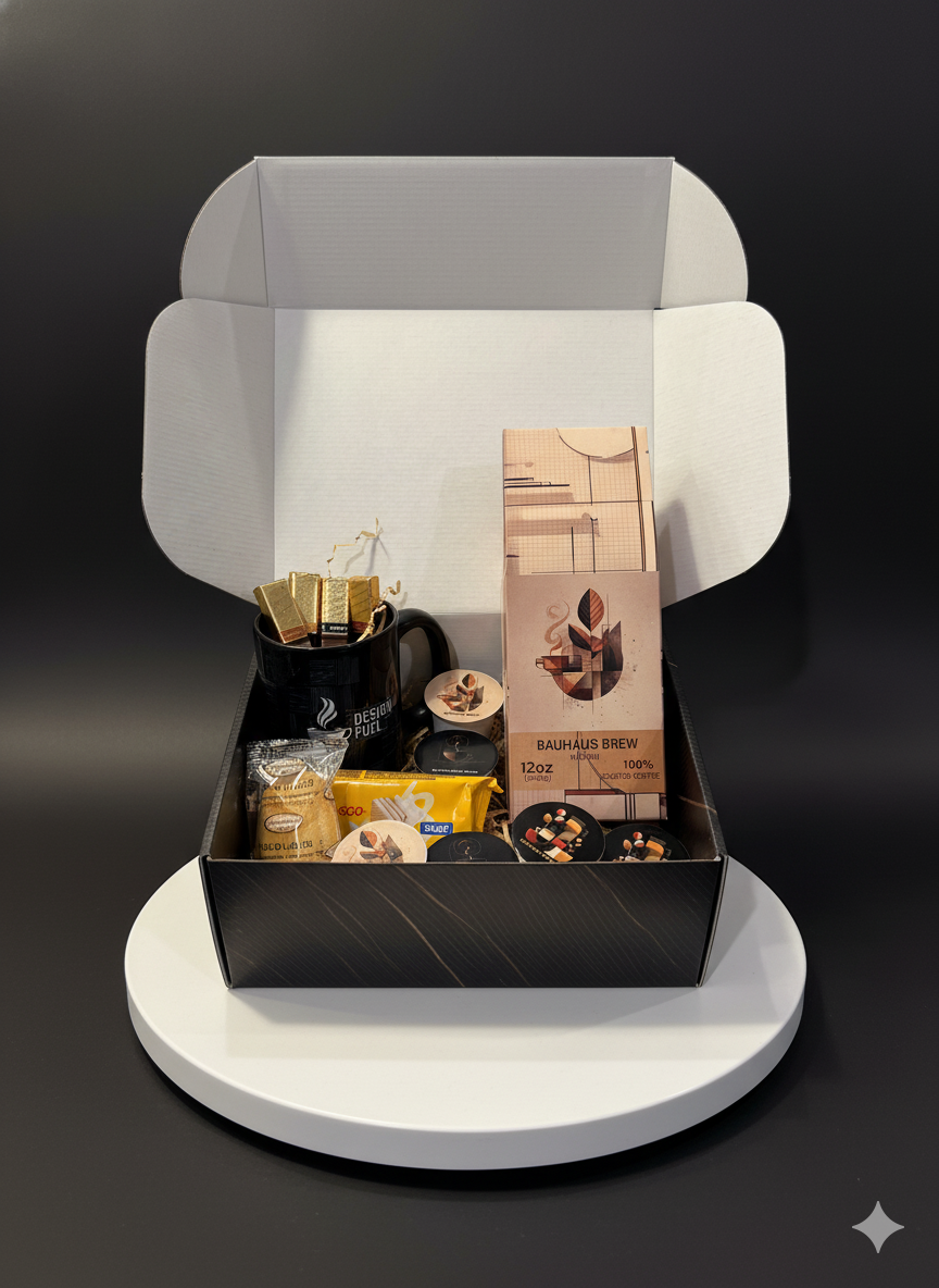 Essentials Coffee Gift Box | Coffee, Mug, Pods & Snacks